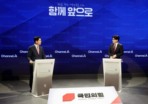 국민의힘 2차 경선, 김문수(왼쪽)·한동훈(오른쪽) 토론 핵심 쟁점