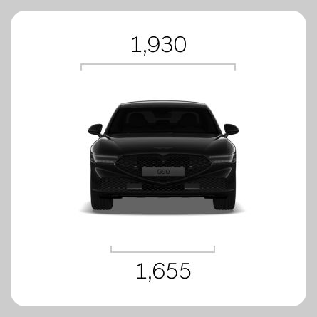 제네시스 G90 BLACK 제원