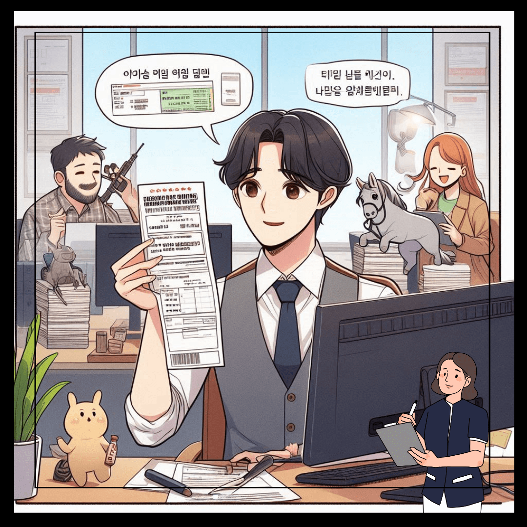 발급 후 영수증 관리 방법