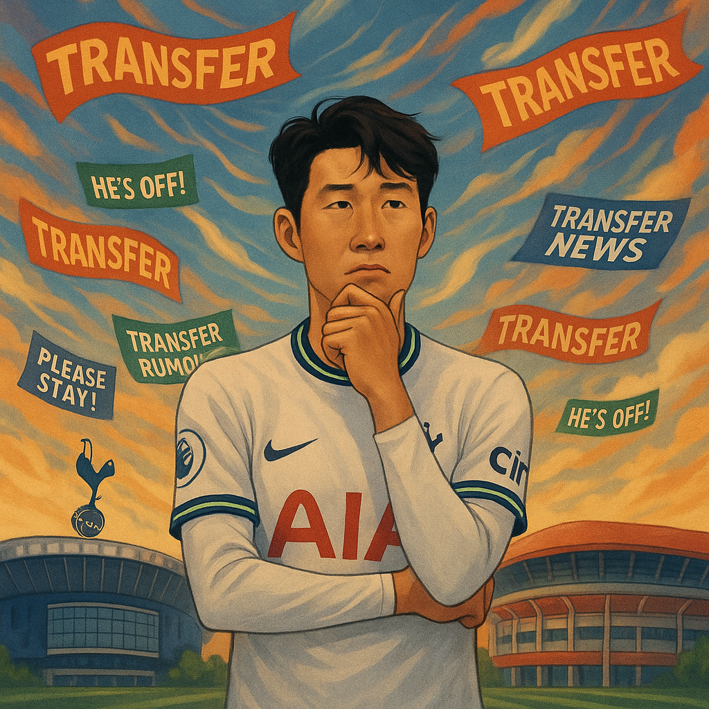 손흥민 이적설 관련 사진