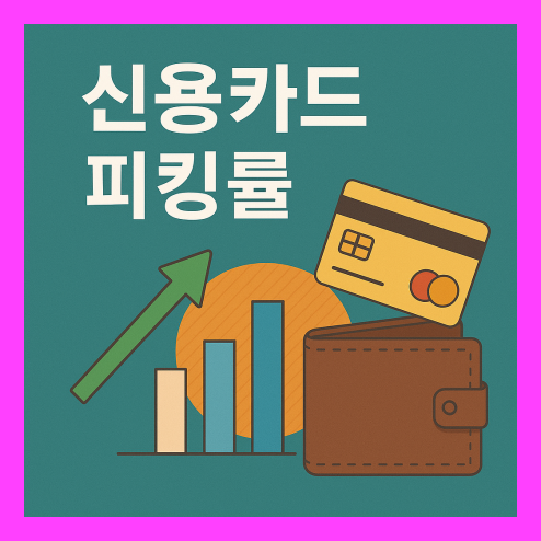 신용카드 피킹률 계산 공식 및 기준 평가 구간