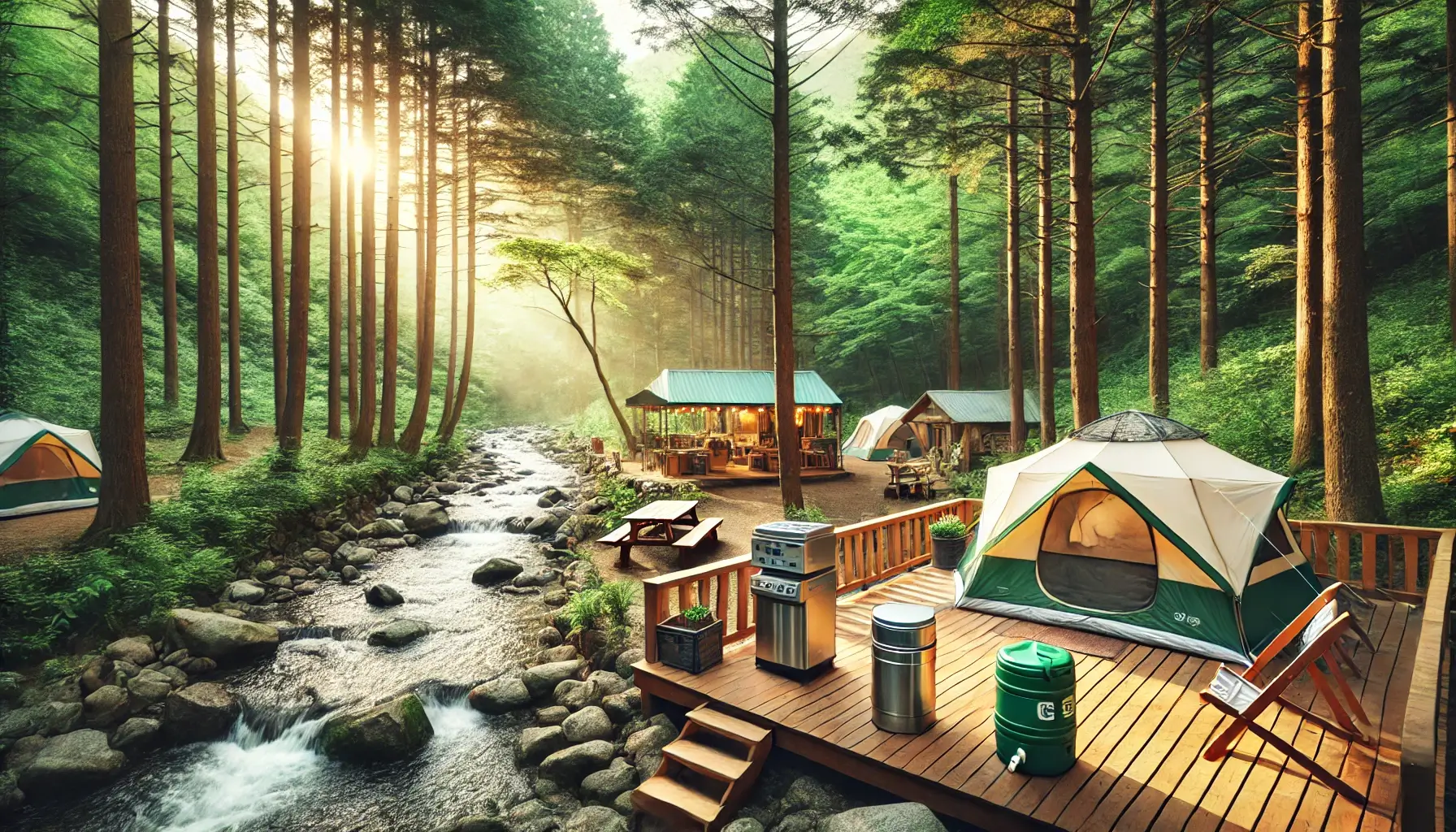 임야 캠핑장, 임야 활용