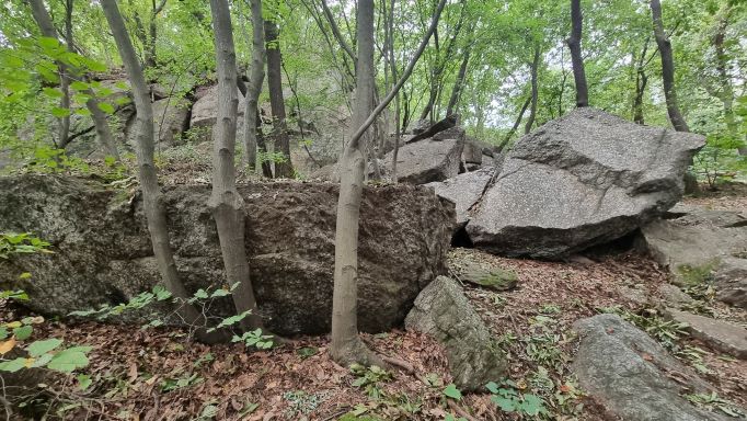 암벽지대, 너덜바위,