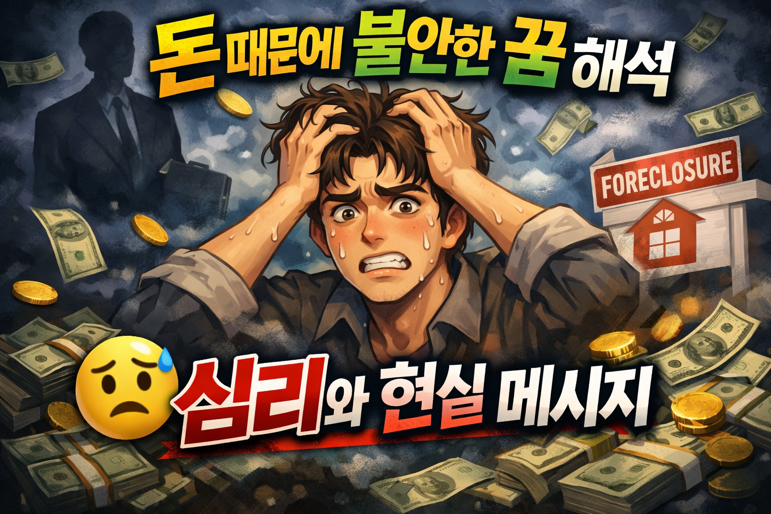 돈 때문에 불안한 꿈