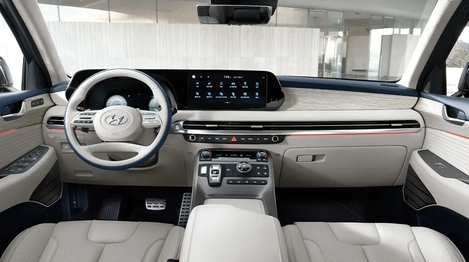 2024 현대 팰리세이드 실내 디자인