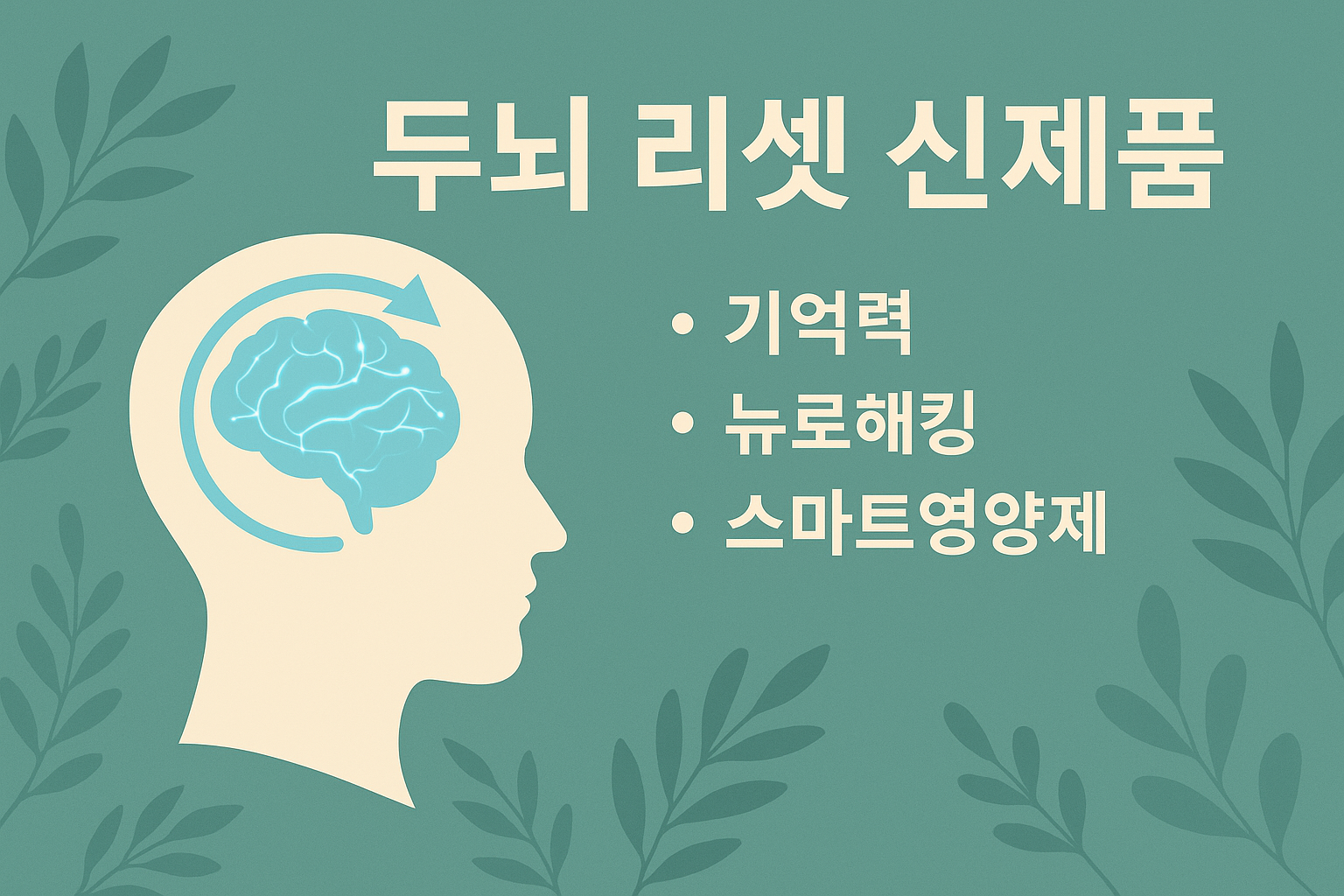 "두뇌 리셋 신제품"에 대한 이미지입니다.