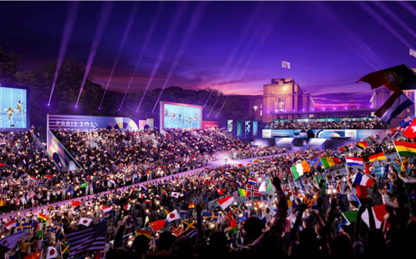 파리올림픽 폐막식 현장