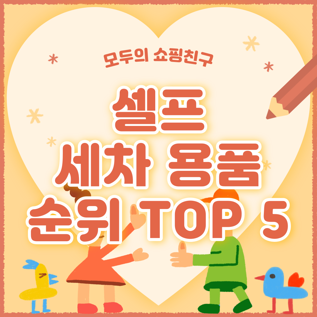 셀프 세차 용품 추천 순위