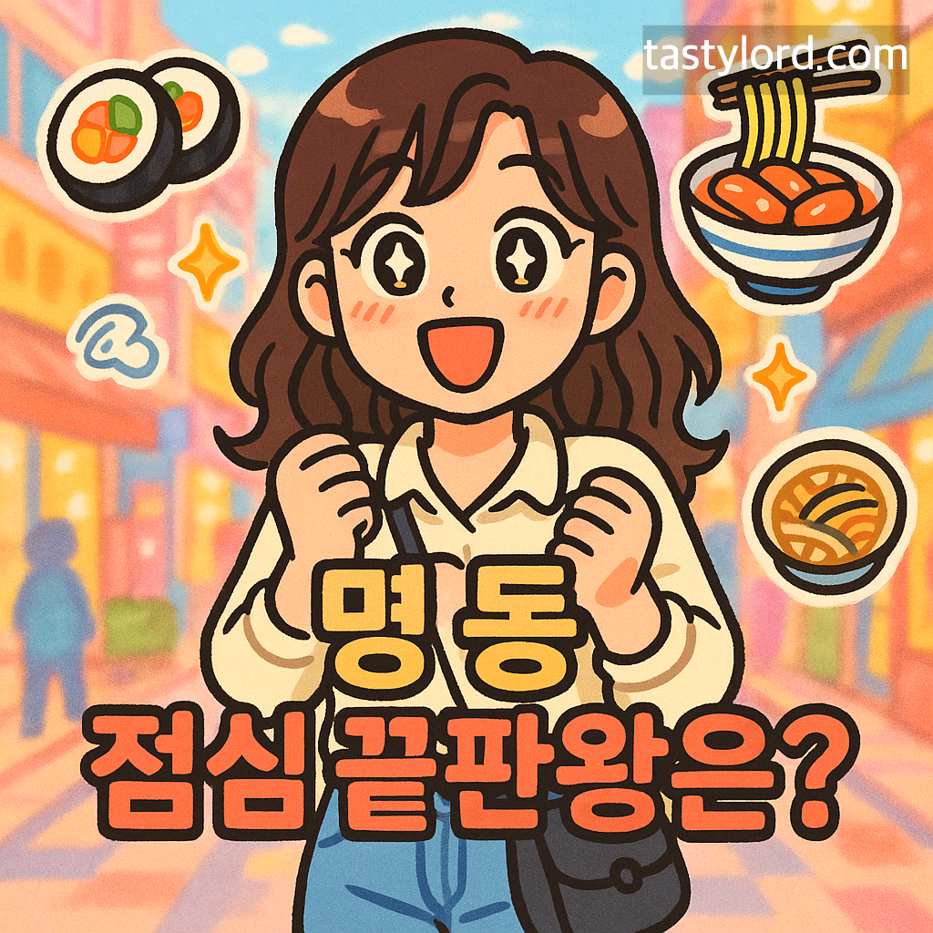 명동 점심 끝판왕은?