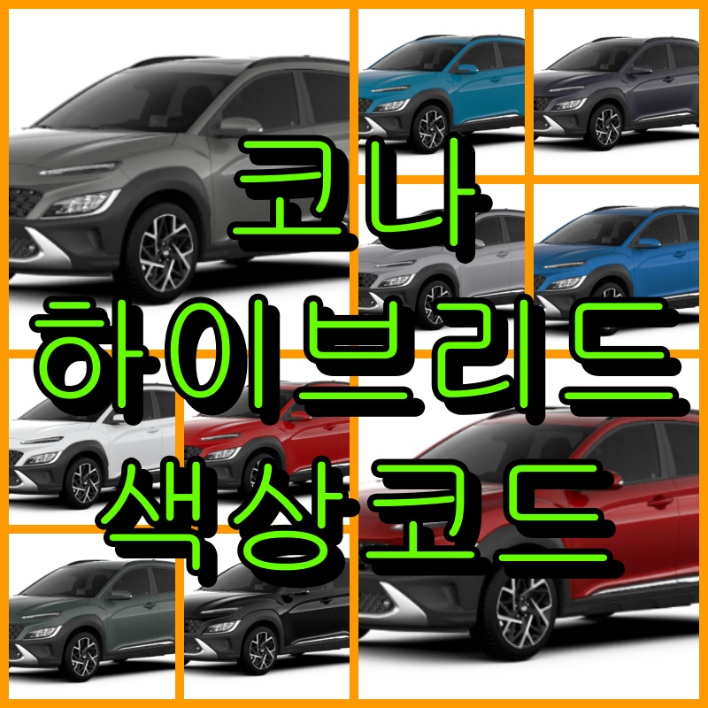 코나 하이브리드 색상