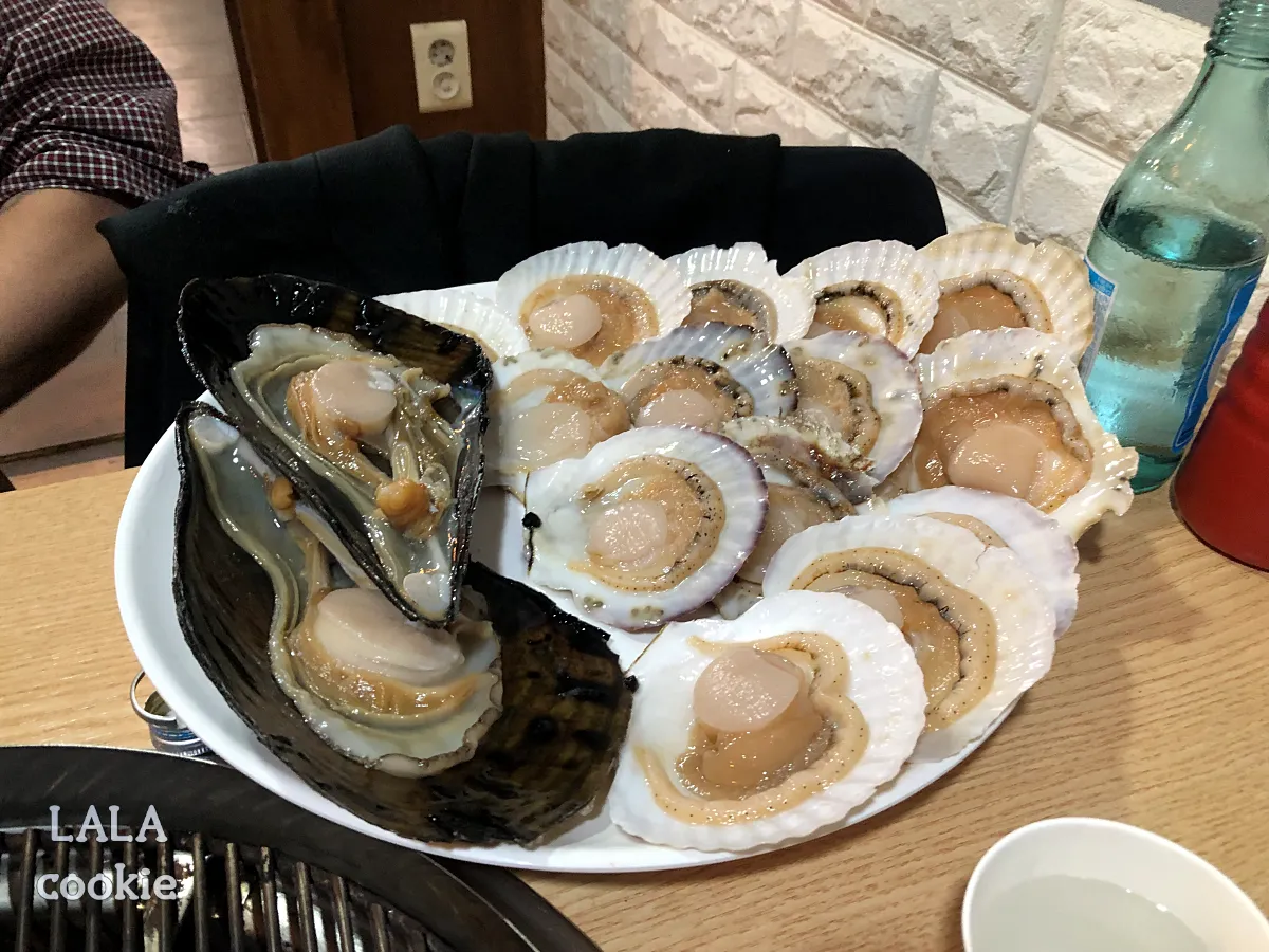 대구-달서구-상인동-조개구이-맛집-아싸가리비-주문한-조개구이와-키조개구이
