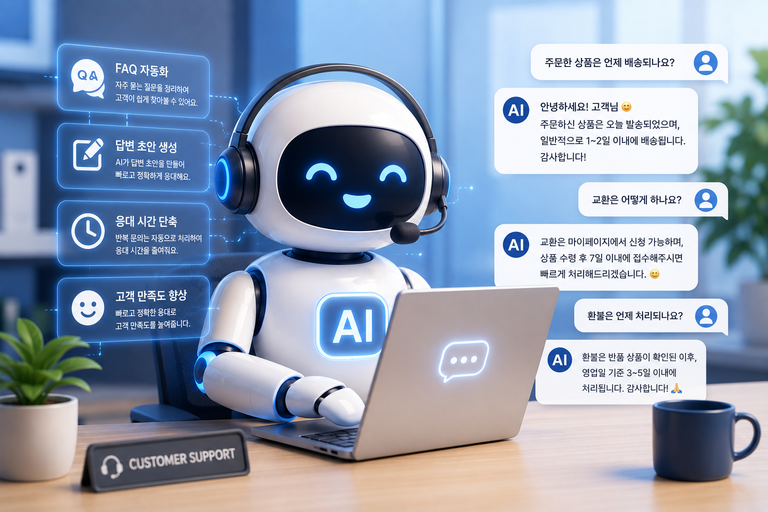 AI로 고객 응대 시간 줄이는 방법