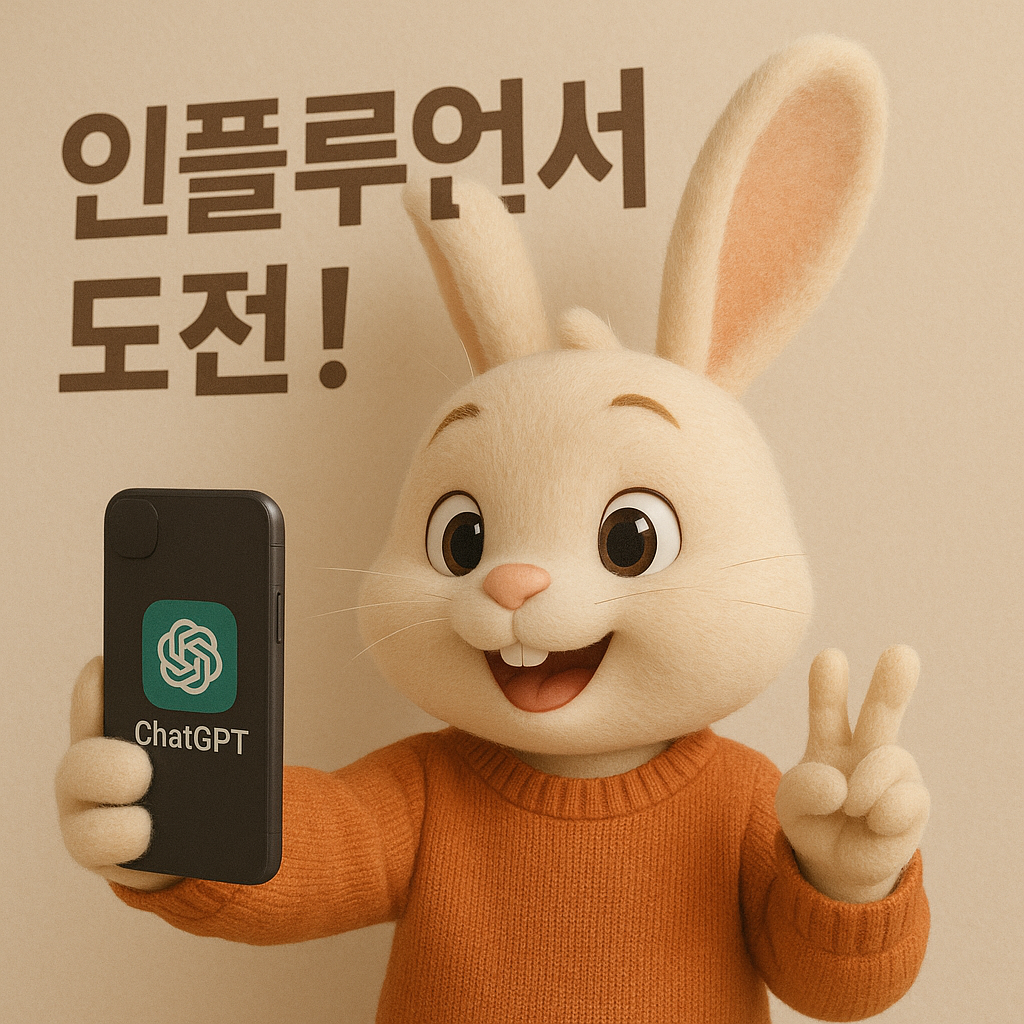 AI를 활용해 인플루언서에 도전하는 토기 캐릭터