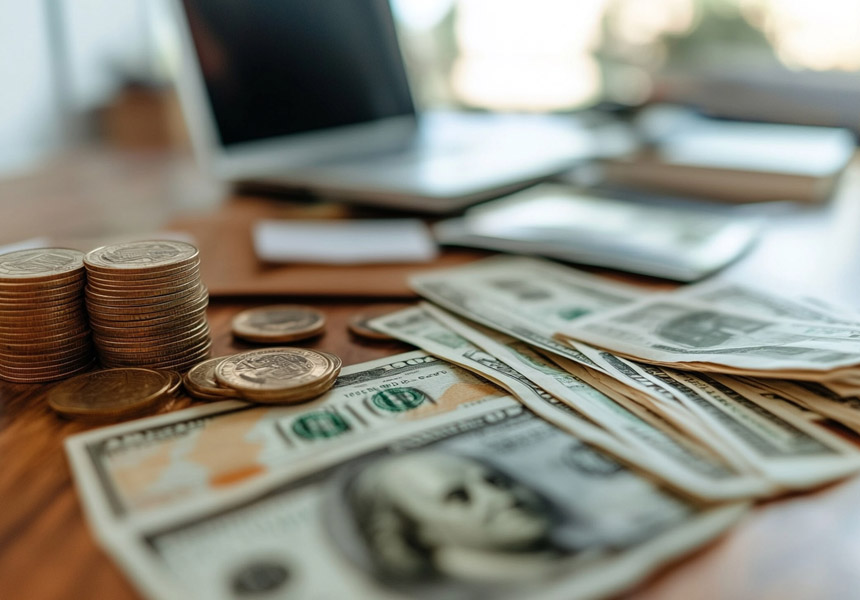 달러 환율 그래프를 보며 투자 결정을 고민하는 사람