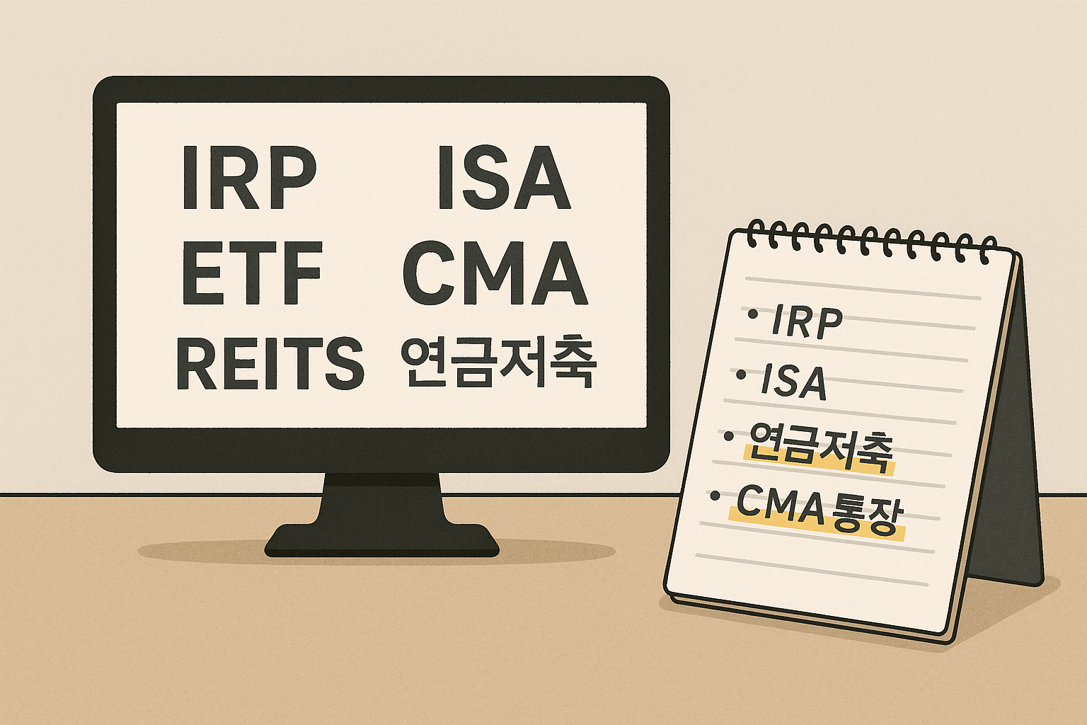 재테크 용어 IRP ISA ETF 연금저축
