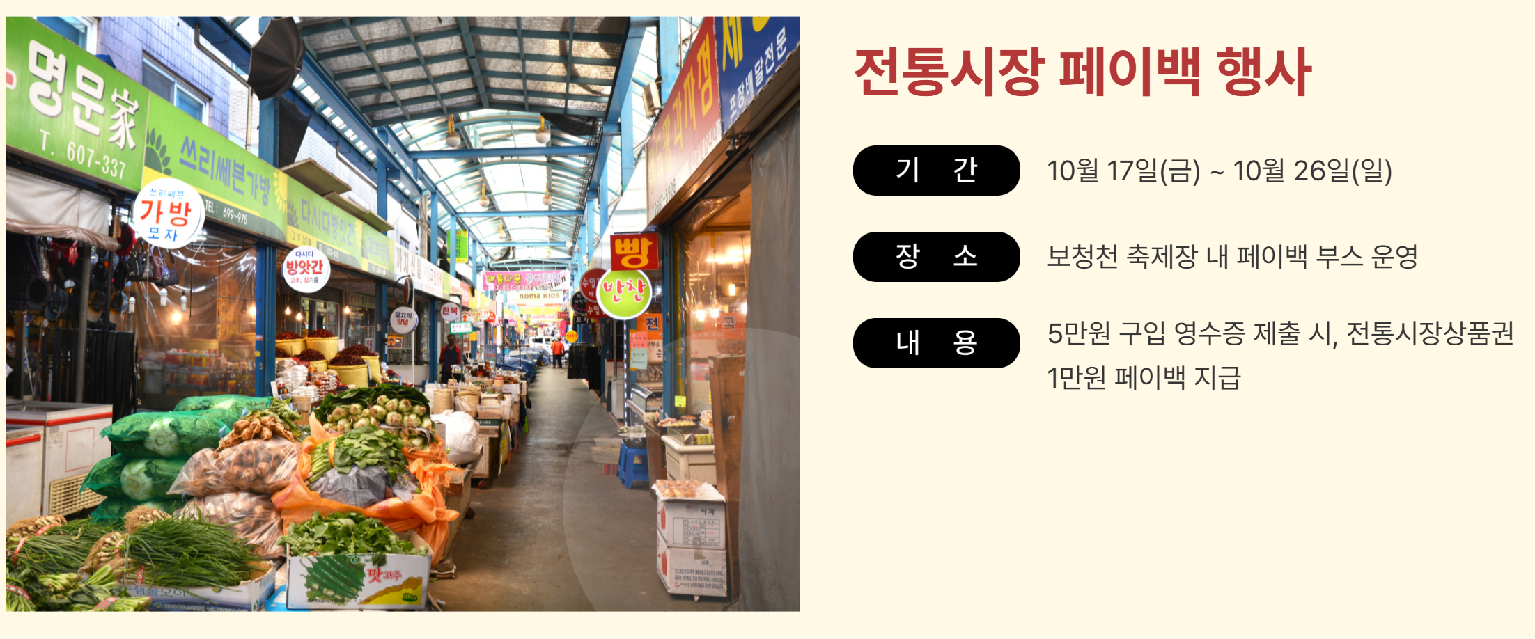 보은대추축제 일정표 초대가수 소싸움시간 2025년