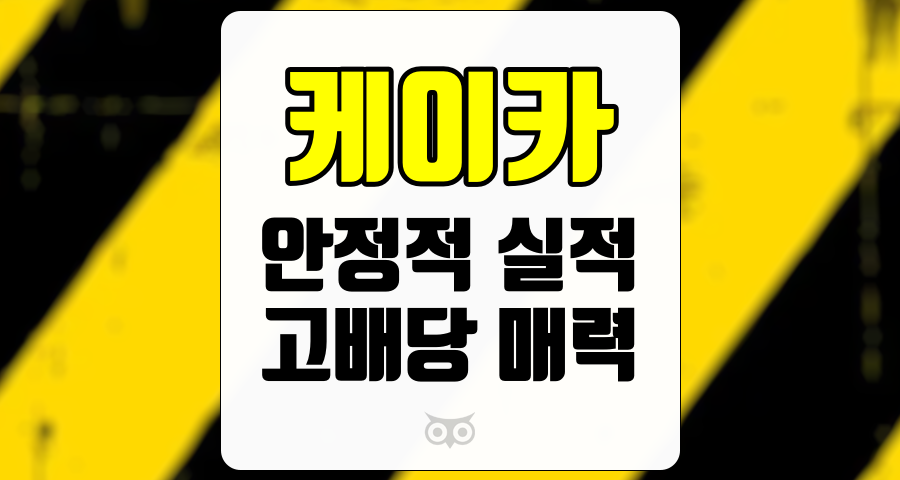 케이카, 안정적인 실적과 고배당 매력을 지닌 기업