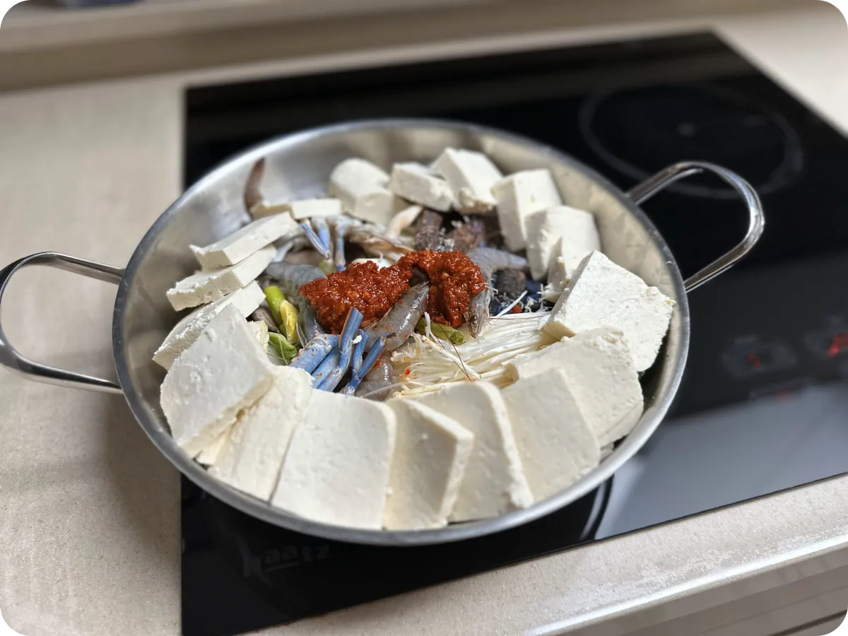 백년옥 두부전골 조리하기 전