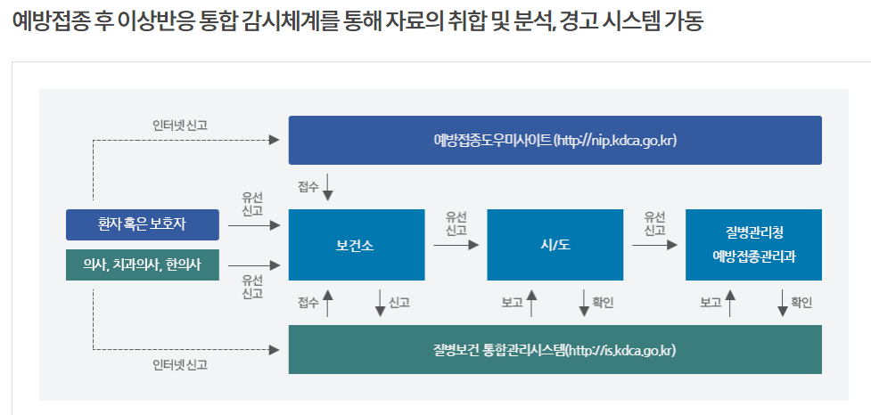 독감 예방 접종 부작용
