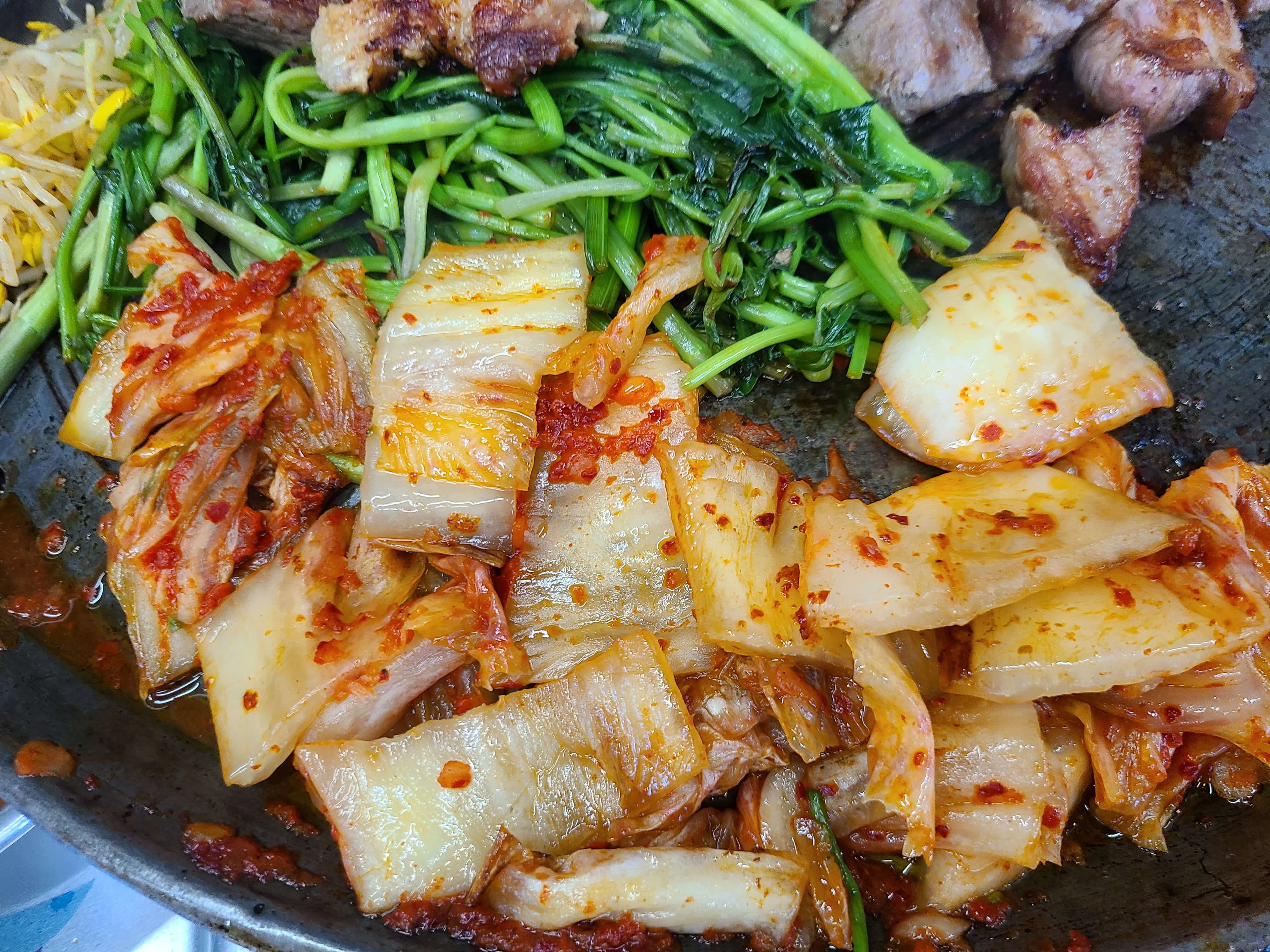 김치와 콩나물