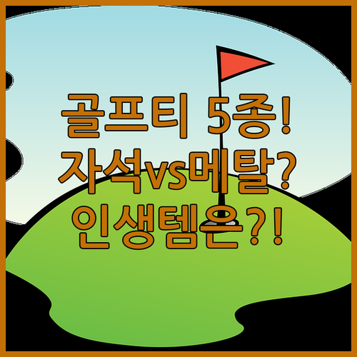 골프티꽂이 추천 5종 높이조절 자석 ..