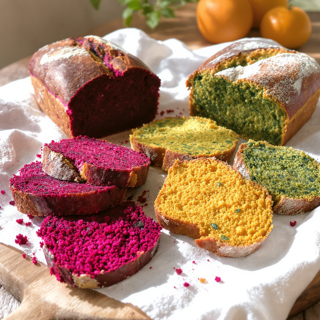 천연색소 활용한 건강한 빵