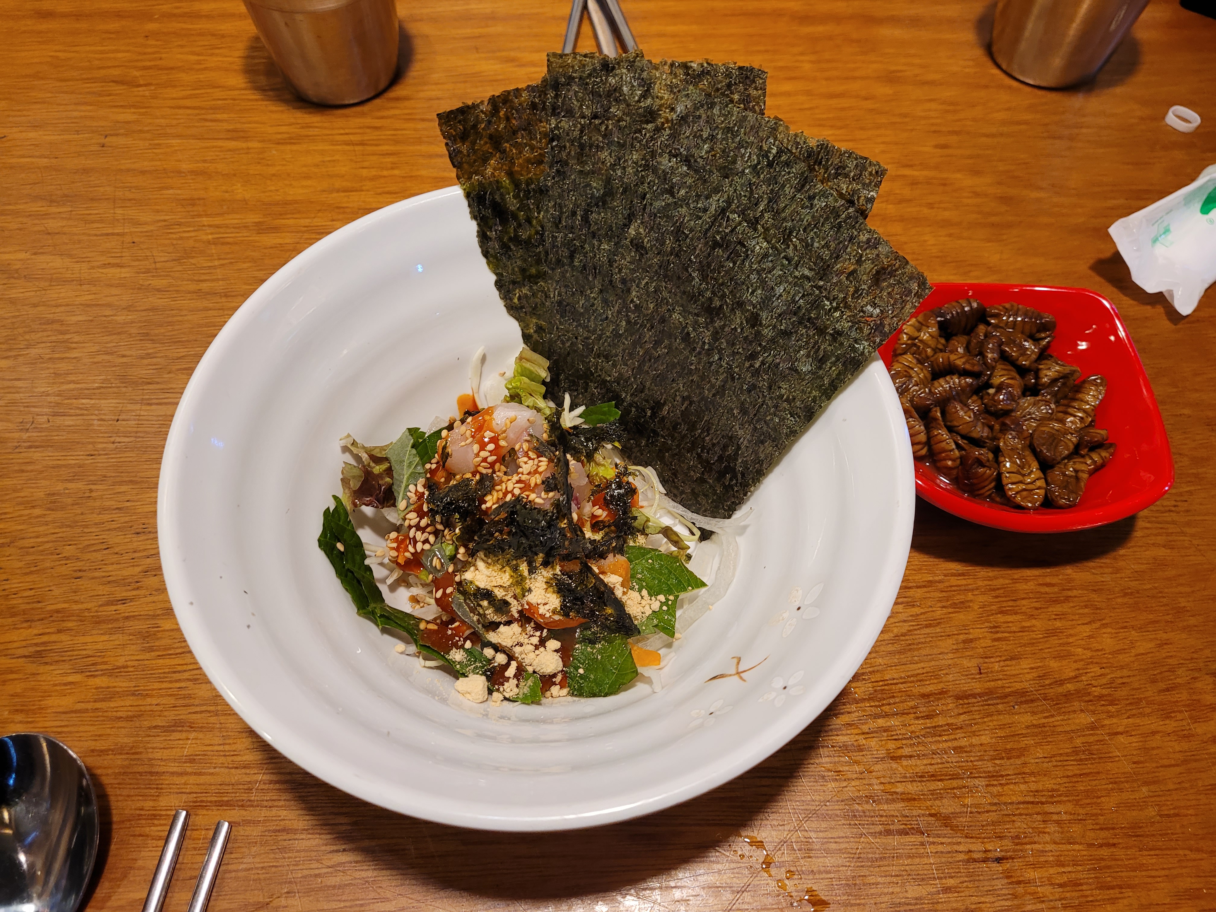 김과 회무침 그리고 번데기