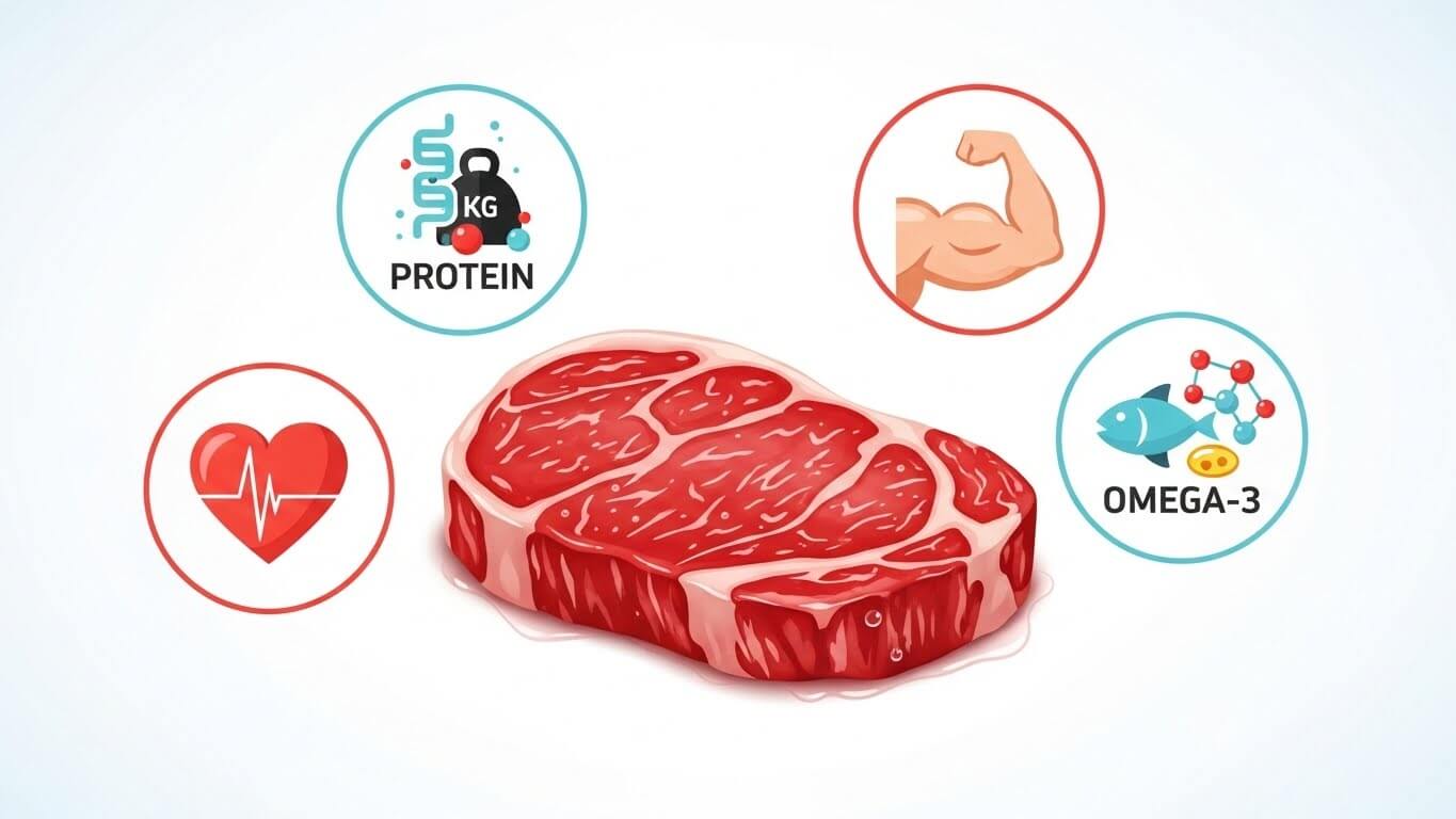 영양소 비교 – 고소한 한우 vs 건강한 수입육