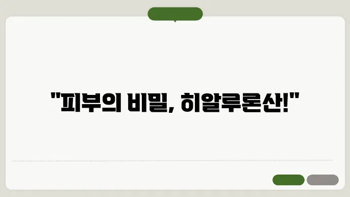 히알루졠산 화장품 효능 가격 및 사용 시 주의사항은