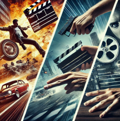 영화 속 액션 장면 연출과 스턴트 기술 관련사진