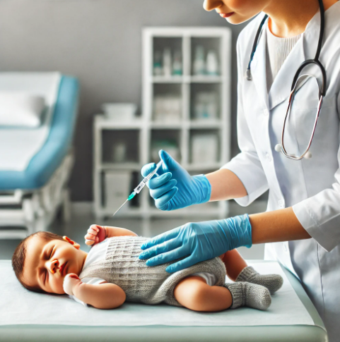 신생아 예방접종 이미지