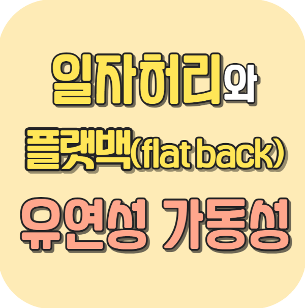 플랫백 유연성 가동성