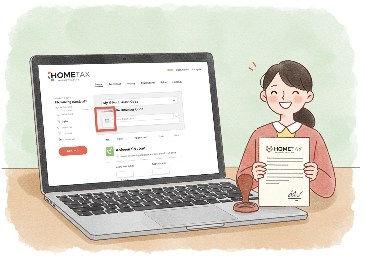 주업종코드확인서 발급 완벽 꿀팁&amp;#44; 홈택스 5분 만에 끝내기!