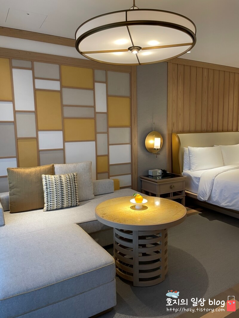 제주 JW메리어트 디럭스룸 전경