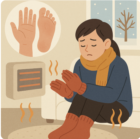 겨울철 손발 차가움, 원인과 따뜻하게 하는 방법 총정리 관련 사진