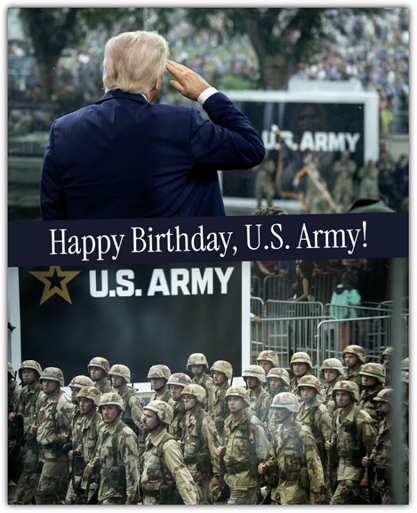 트럼프와 열병식