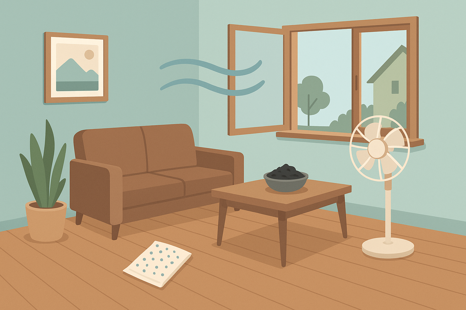 집안 습도 낮추기