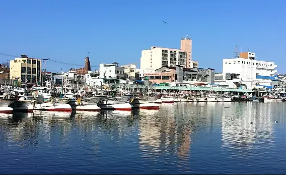 주문진항-선착장