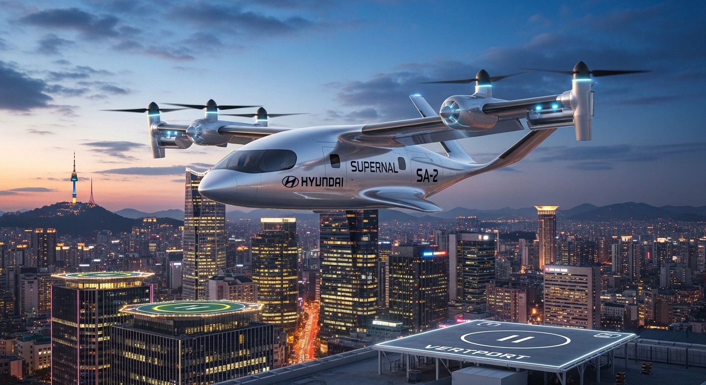 현대차 슈퍼널 SA-2 eVTOL UAM 기체 미국 FAA 인증 서울 도심 상용화 2028 미래 모빌리티