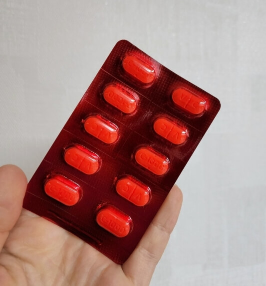 종근당 비타민C PTP 포장