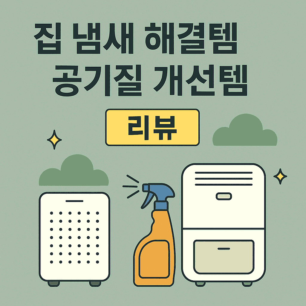 집 냄새 해결템