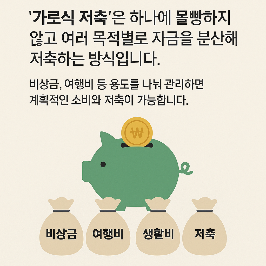가로식 저축