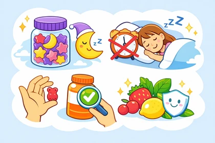 멜라토닌 젤리 수면 리듬 관리 도움3