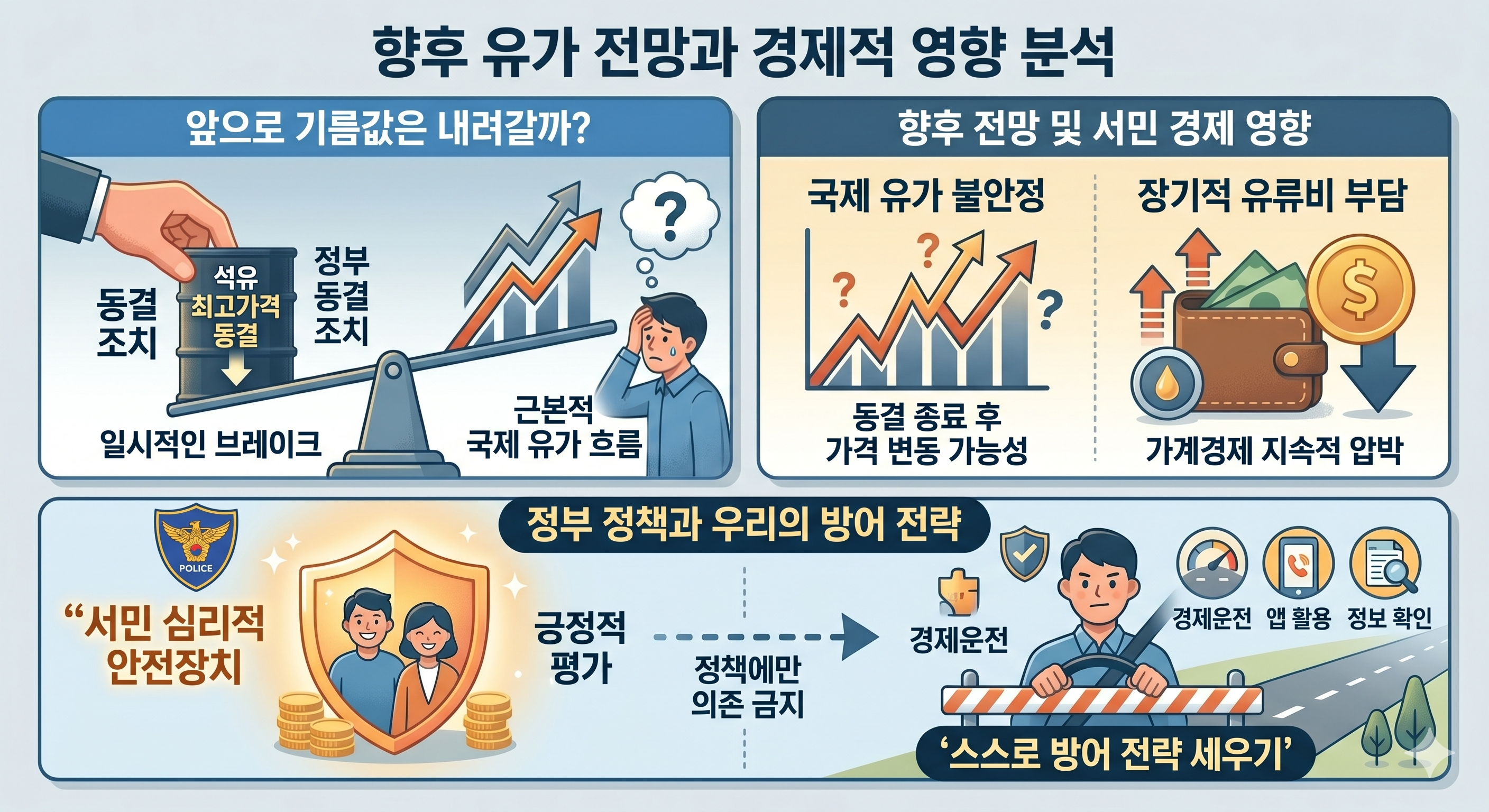 향후 유가 전망과 경제적 영향 분석