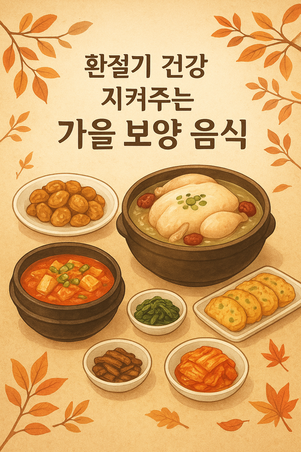 가을 제철 음식 7가지와 효능 ❘ 2025 환절기 건강 지키는 법 이미지