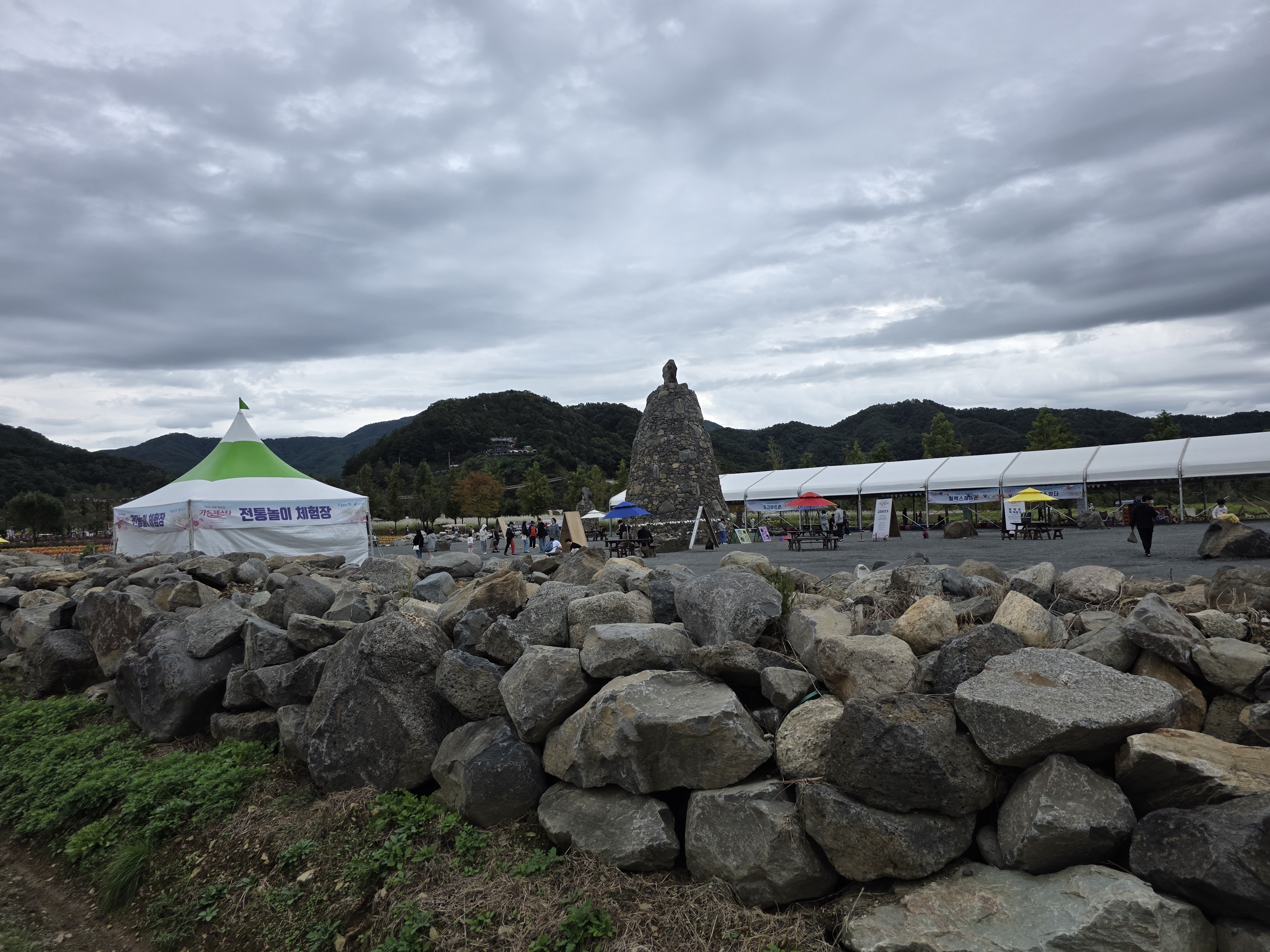 포천 한탕강 가든페스타 입장료 주차 드론 출렁다리 폭포 05