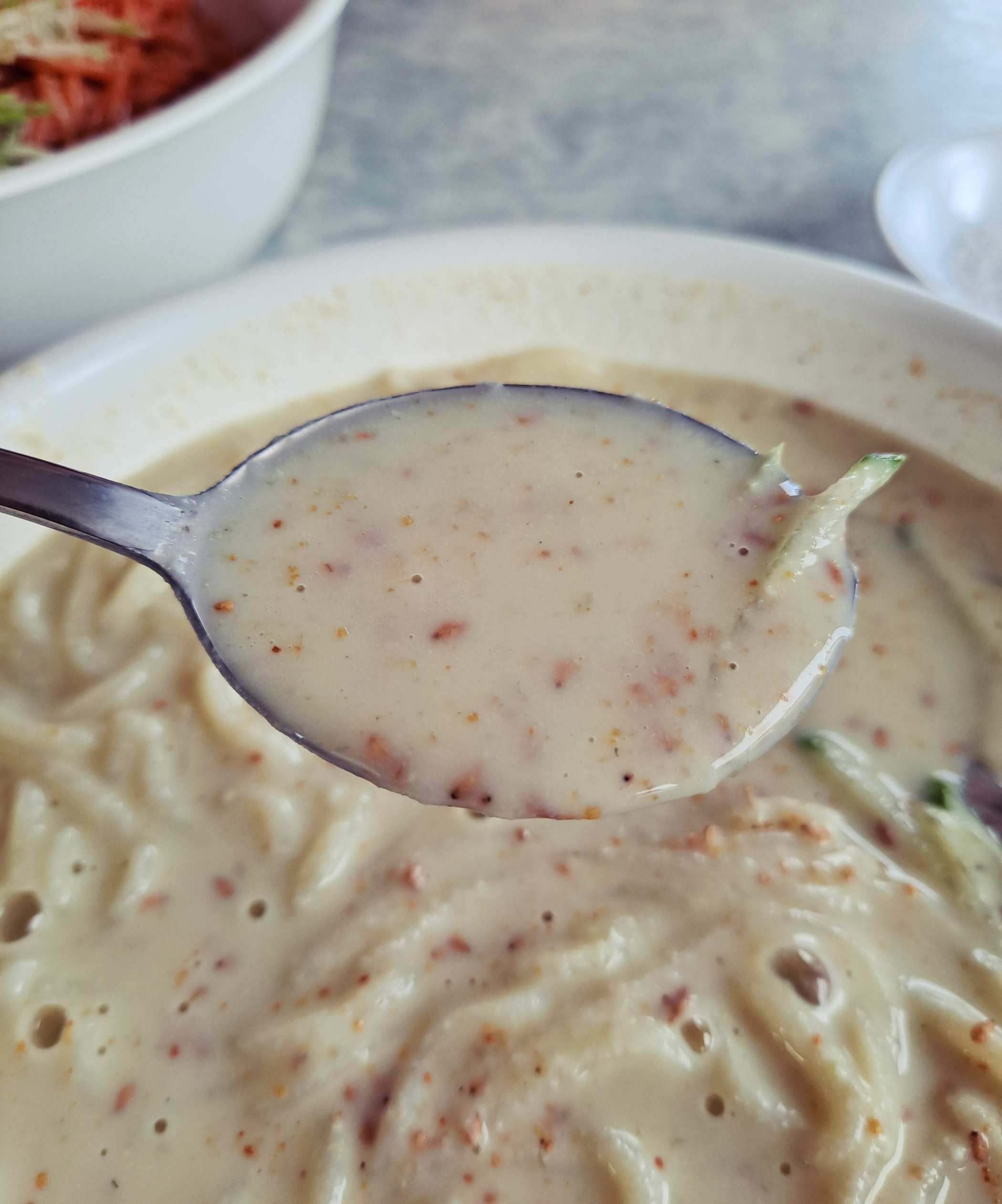 김가면옥 진한 콩국물