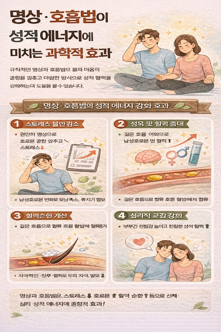 정력 강화_명상·호흡법이 성적 에너지에 미치는 과학적 효과