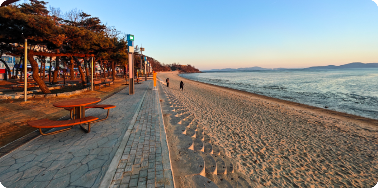 해변가 해수용장