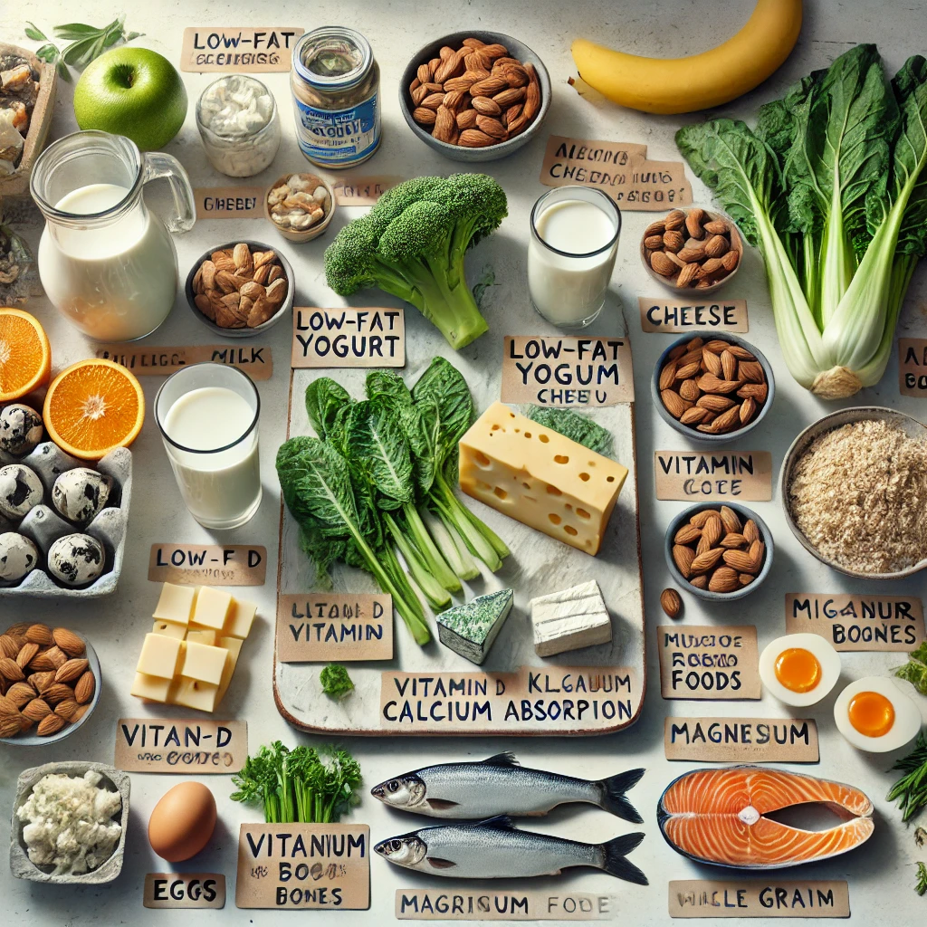 칼슘 흡수를 높이는 식품 조합